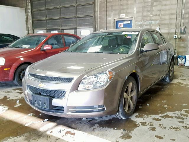 1G1ZC5EU9BF103174 - 2011 CHEVROLET MALIBU 1LT ბეჟი ფოტო 2