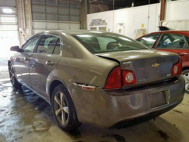 1G1ZC5EU9BF103174 - 2011 CHEVROLET MALIBU 1LT ბეჟი ფოტო 3