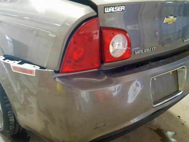1G1ZC5EU9BF103174 - 2011 CHEVROLET MALIBU 1LT ბეჟი ფოტო 9