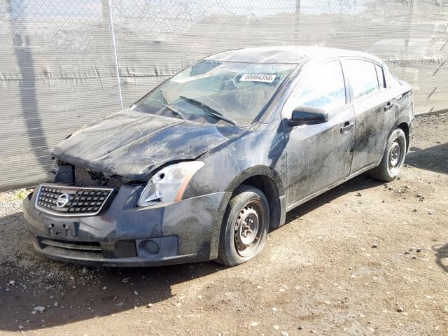 3N1AB61E37L647679 - 2007 NISSAN SENTRA 2.0 BLACK photo 2