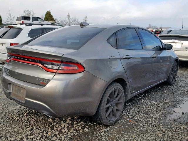 1C3CDFBH0DD175858 - 2013 DODGE DART SXT GRAY photo 4