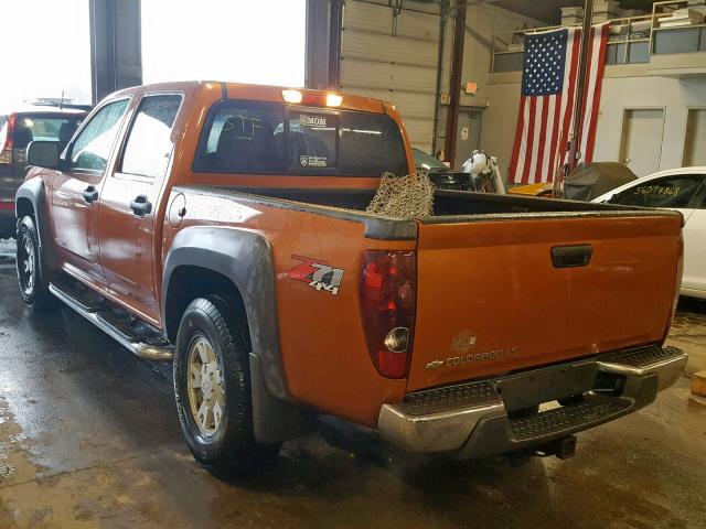 1GCDT136258185918 - 2005 CHEVROLET COLORADO ORANGE photo 3