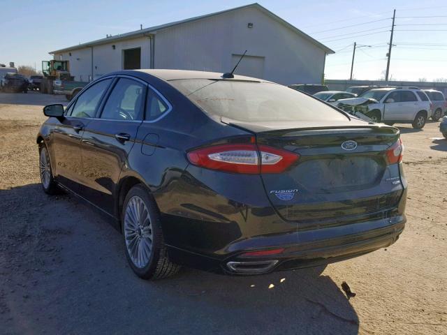 3FA6P0K95GR174924 - 2016 FORD FUSION TIT BLACK photo 3