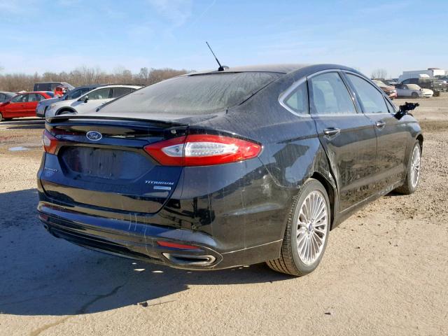 3FA6P0K95GR174924 - 2016 FORD FUSION TIT BLACK photo 4