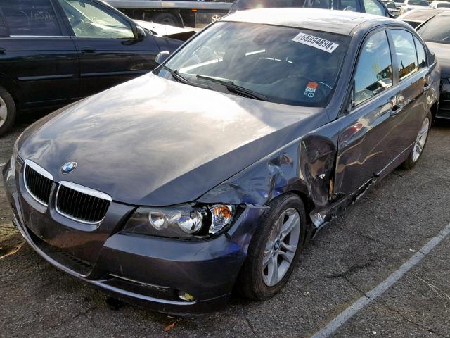 WBAVC53558FZ82924 - 2008 BMW 328 I SULE GRAY photo 2