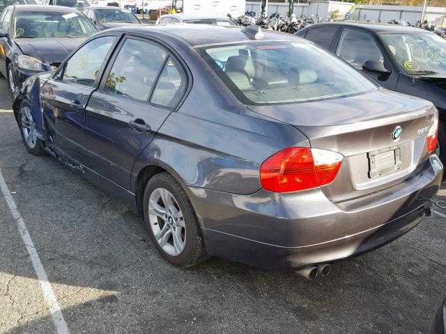 WBAVC53558FZ82924 - 2008 BMW 328 I SULE GRAY photo 3