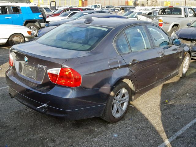 WBAVC53558FZ82924 - 2008 BMW 328 I SULE GRAY photo 4