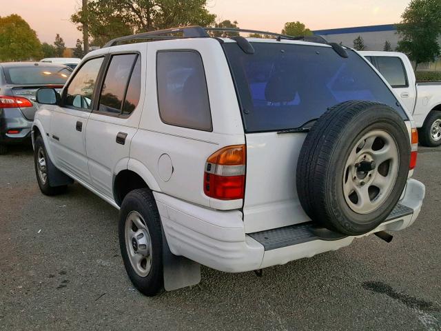 4S6CK58W7Y4413490 - 2000 HONDA PASSPORT E WHITE photo 3