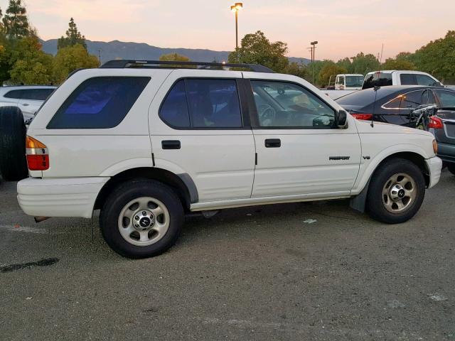 4S6CK58W7Y4413490 - 2000 HONDA PASSPORT E WHITE photo 9