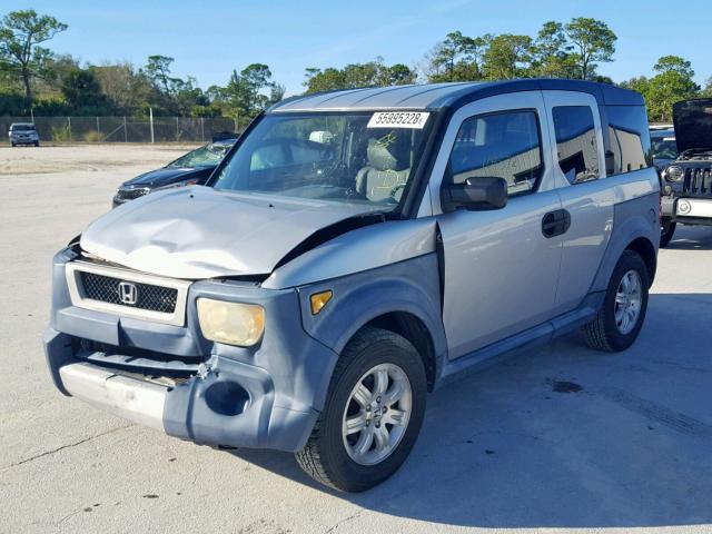 5J6YH18606L005260 - 2006 HONDA ELEMENT EX SILVER photo 2