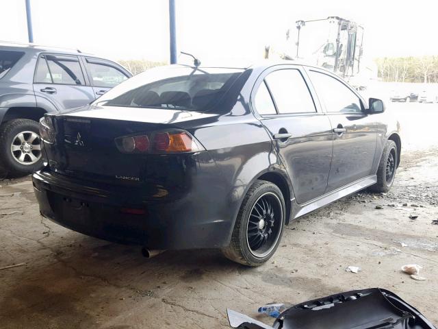 JA32U1FU2AU017064 - 2010 MITSUBISHI LANCER DE BLACK photo 4