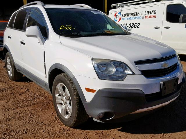 3GNAL2EK6DS595041 - 2013 CHEVROLET CAPTIVA LS WHITE photo 1