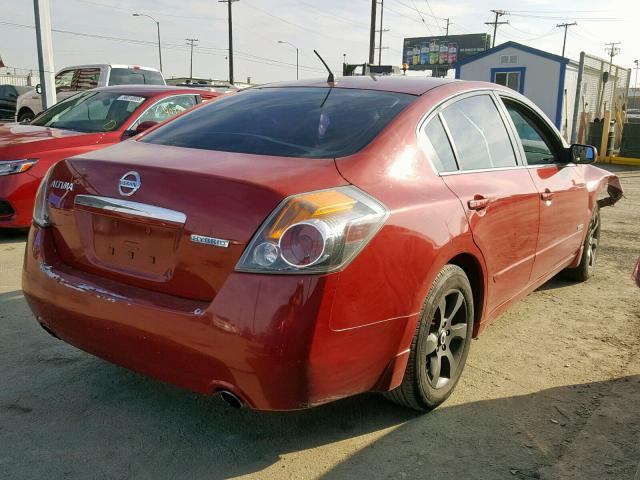 1N4CL21E79C166012 - 2009 NISSAN ALTIMA HYB RED photo 4