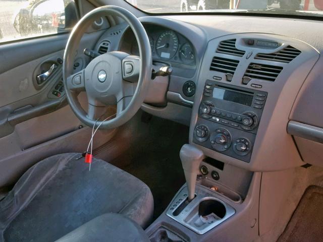 1G1ZT52845F311989 - 2005 CHEVROLET MALIBU LS SILVER photo 9