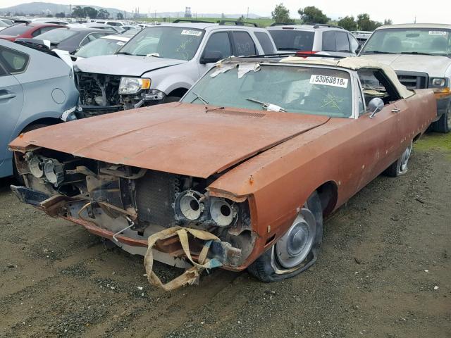 CE27H9C213368 - 1969 CHRYSLER NEWPORT ORANGE photo 2