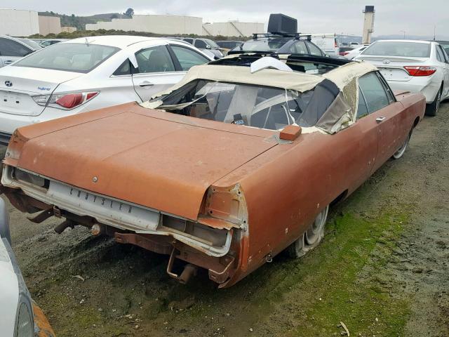 CE27H9C213368 - 1969 CHRYSLER NEWPORT ORANGE photo 4