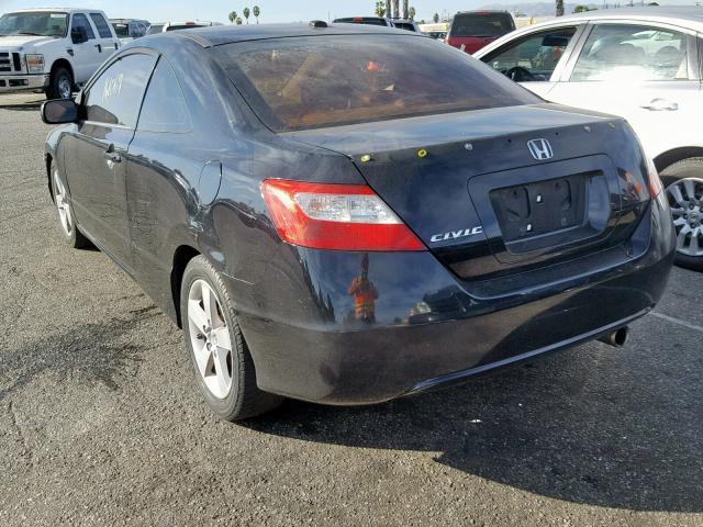 2HGFG12938H544461 - 2008 HONDA CIVIC EXL BLACK photo 3