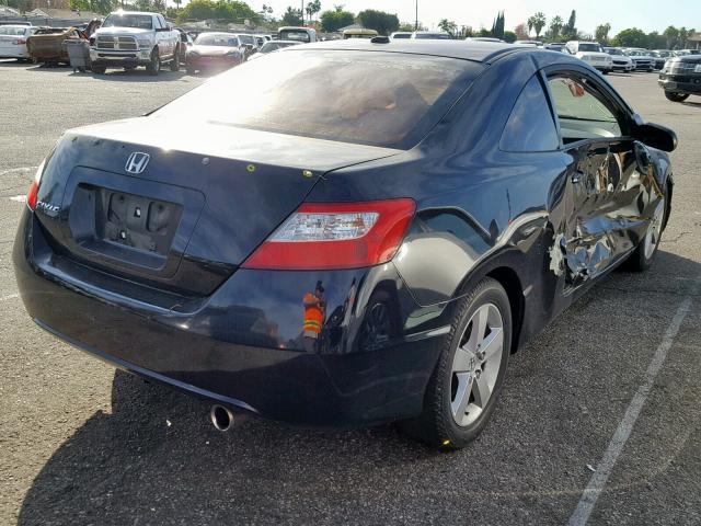 2HGFG12938H544461 - 2008 HONDA CIVIC EXL BLACK photo 4