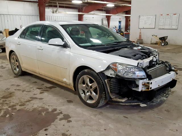 1G1ZC5EB3A4147342 - 2010 CHEVROLET MALIBU 1LT WHITE photo 1