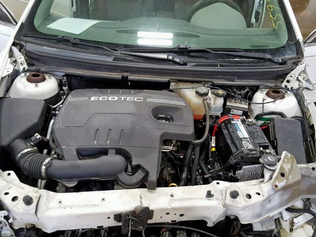 1G1ZC5EB3A4147342 - 2010 CHEVROLET MALIBU 1LT WHITE photo 7