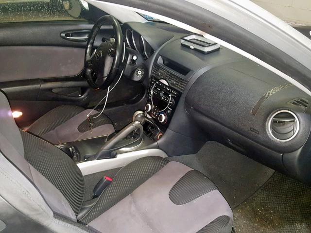 JM1FE17N750153436 - 2005 MAZDA RX8 SILVER photo 5