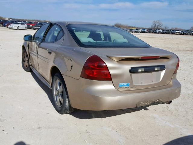 2G2WP522X51341231 - 2005 PONTIAC GRAND PRIX GOLD photo 3
