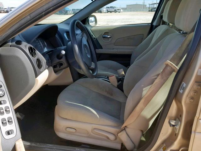 2G2WP522X51341231 - 2005 PONTIAC GRAND PRIX GOLD photo 5