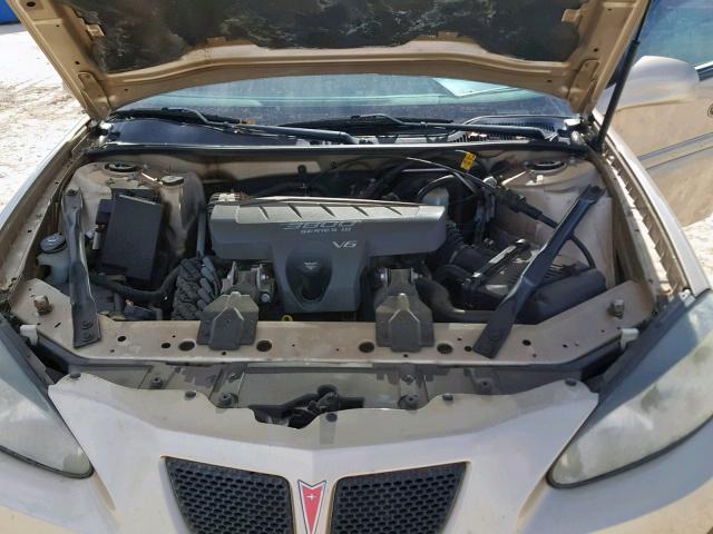 2G2WP522X51341231 - 2005 PONTIAC GRAND PRIX GOLD photo 7