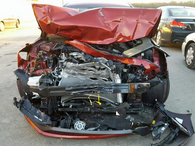 5NPE34AF9GH378922 - 2016 HYUNDAI SONATA SPO RED photo 7