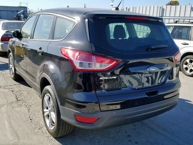 1FMCU0F71GUA21833 - 2016 FORD ESCAPE S BLACK photo 3