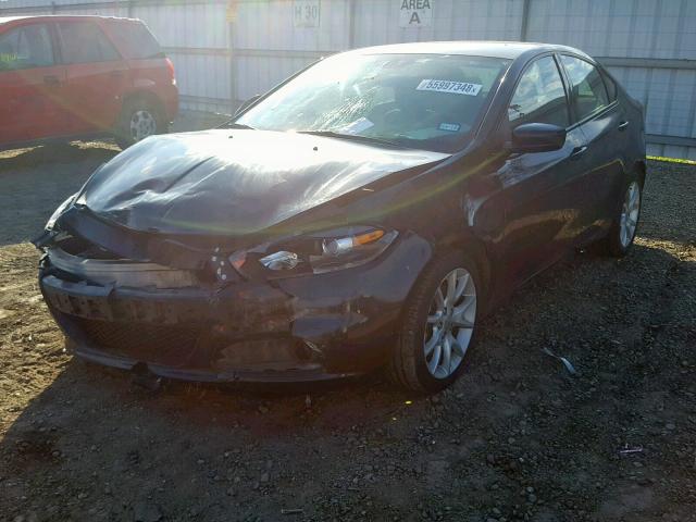 1C3CDFBA4DD301870 - 2013 DODGE DART SXT BLACK photo 2