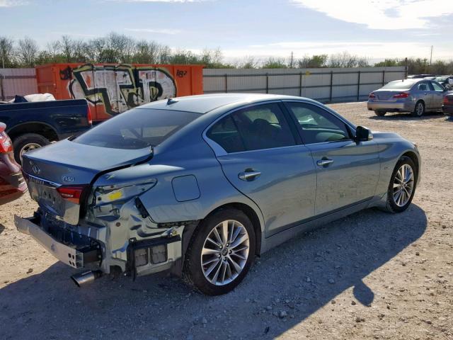 JN1CV7AP0JM240939 - 2018 INFINITI Q50 PURE SILVER photo 4