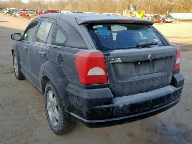 1B3HB28BX8D729367 - 2008 DODGE CALIBER BLACK photo 3