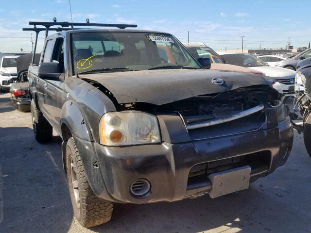 1N6ED27T74C476690 - 2004 NISSAN FRONTIER C BLACK photo 1