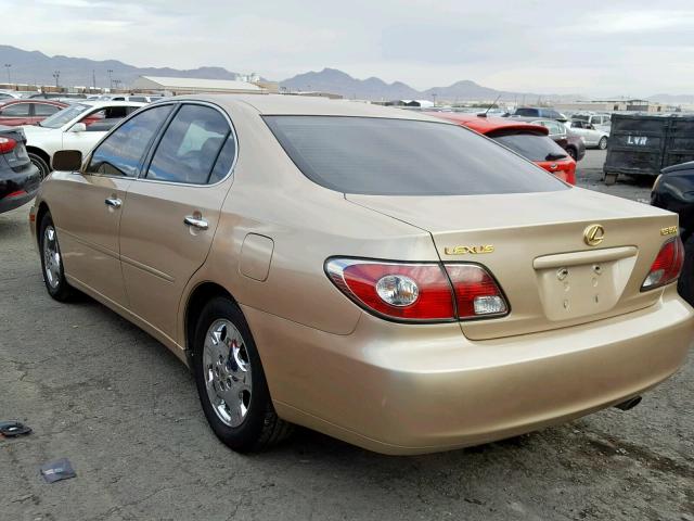 JTHBF30G825006090 - 2002 LEXUS ES 300 GOLD photo 3