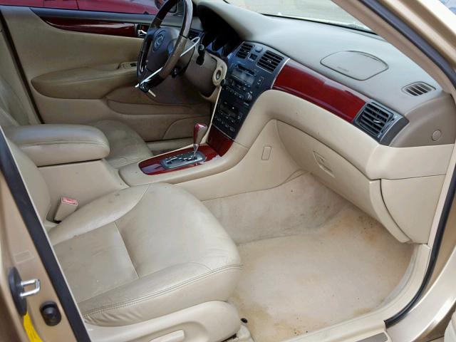 JTHBF30G825006090 - 2002 LEXUS ES 300 GOLD photo 5