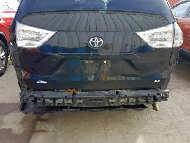 5TDXK3DC1DS306626 - 2013 TOYOTA SIENNA SPO BLACK photo 9