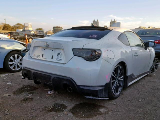 JF1ZNAA10D2711672 - 2013 TOYOTA SCION FR-S WHITE photo 4