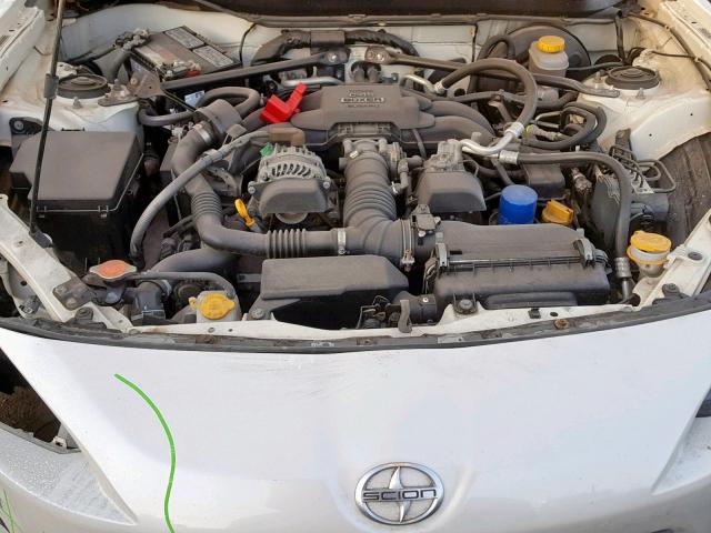 JF1ZNAA10D2711672 - 2013 TOYOTA SCION FR-S WHITE photo 7