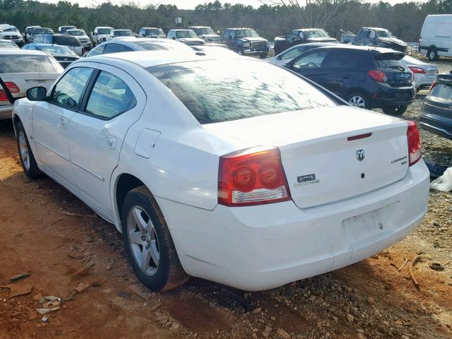 2B3CA3CV7AH258923 - 2010 DODGE CHARGER SX WHITE photo 3