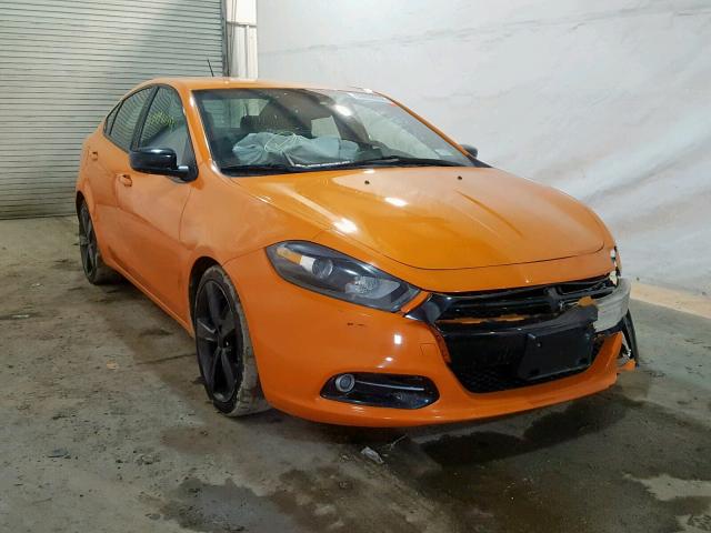 1C3CDFBB2ED791753 - 2014 DODGE DART SXT ORANGE photo 1