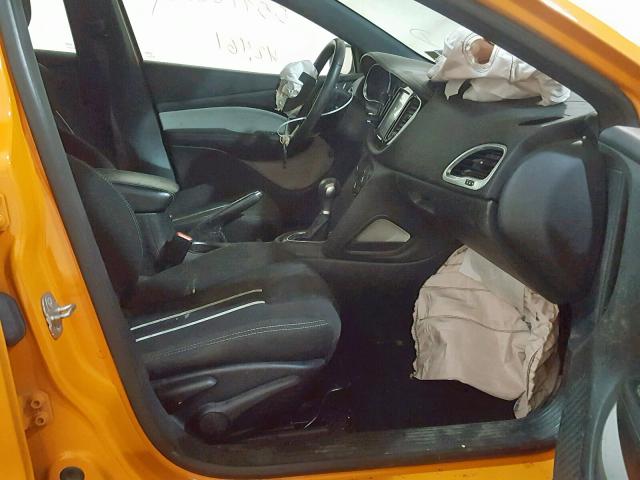 1C3CDFBB2ED791753 - 2014 DODGE DART SXT ORANGE photo 5