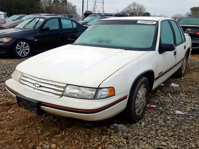 2G1WN54T8N9283265 - 1992 CHEVROLET LUMINA EUR WHITE photo 2