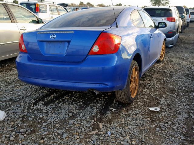 JTKDE167860129599 - 2006 TOYOTA SCION TC Mavi foto 4