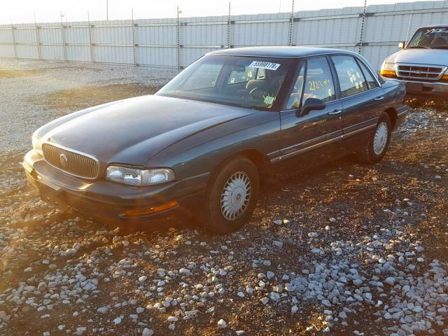 1G4HP52K1VH578204 - 1997 BUICK LESABRE CU GREEN photo 2