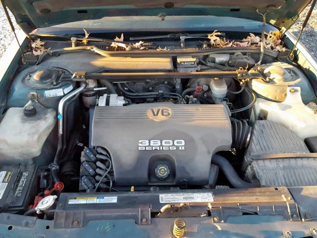 1G4HP52K1VH578204 - 1997 BUICK LESABRE CU GREEN photo 7