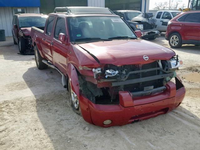 1N6MD29X72C357529 - 2002 NISSAN FRONTIER C RED photo 1