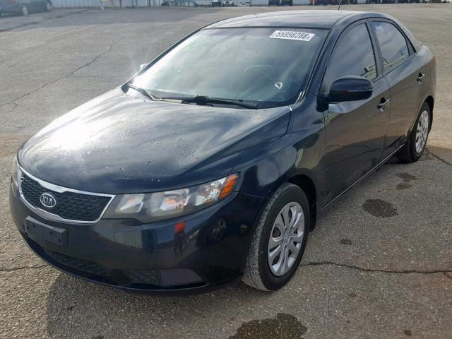 KNAFU4A2XC5644535 - 2012 KIA FORTE EX BLACK photo 2