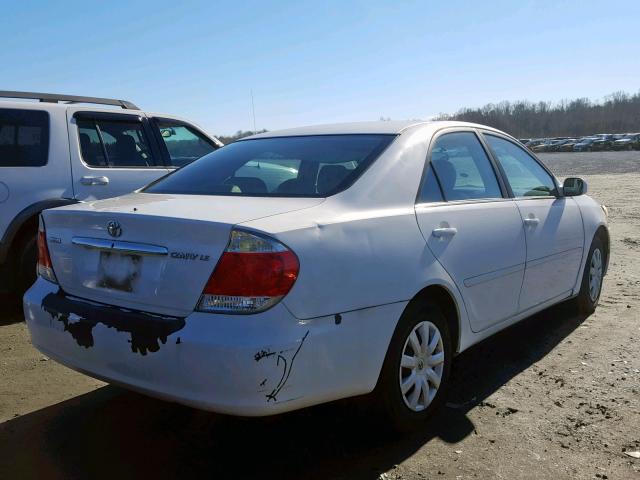 4T1BE32K76U682902 - 2006 TOYOTA CAMRY LE WHITE photo 4