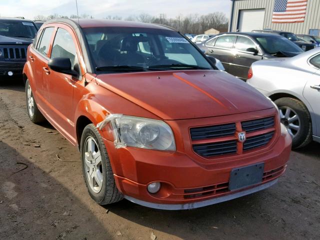 1B3HB48A59D205242 - 2009 DODGE CALIBER SX ORANGE photo 1